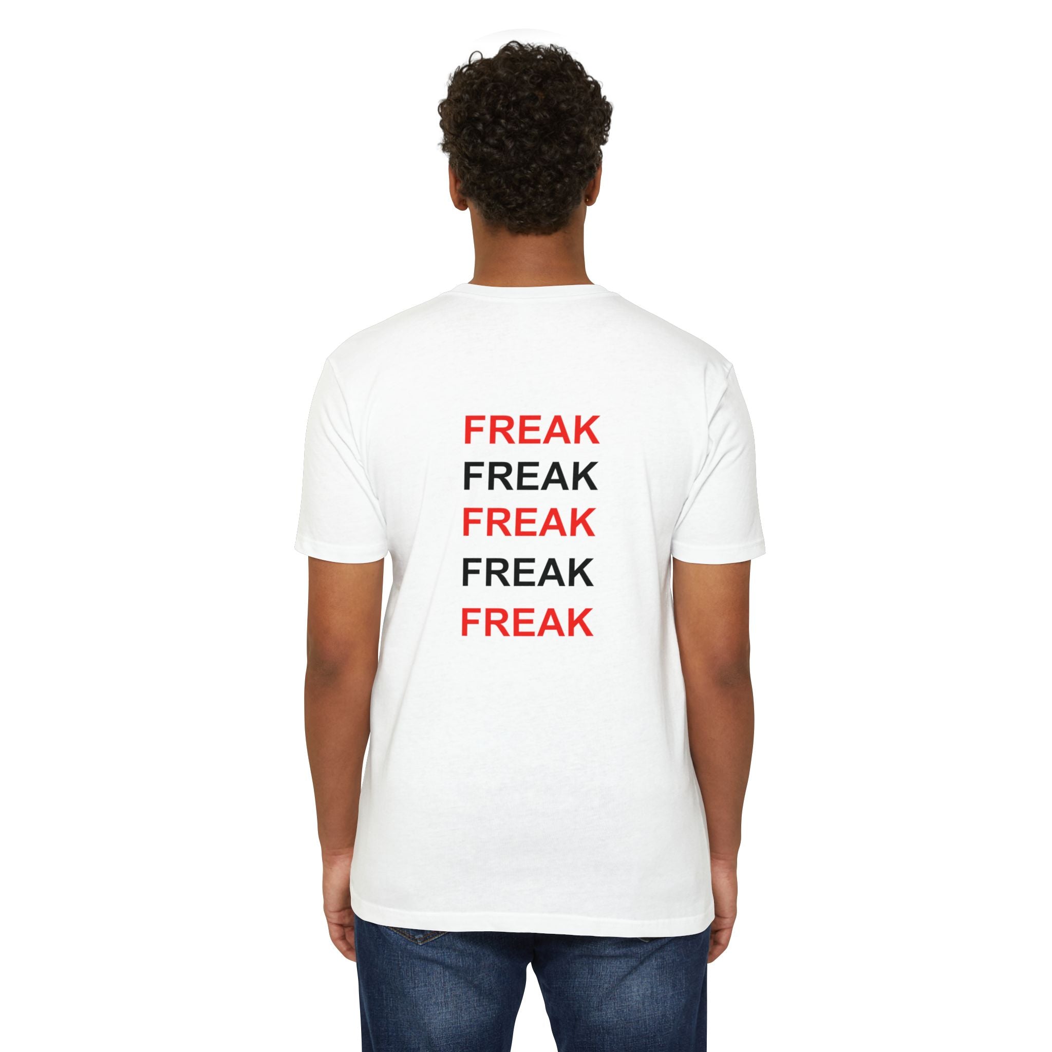 Cross in the front. FREAK in the back Tee