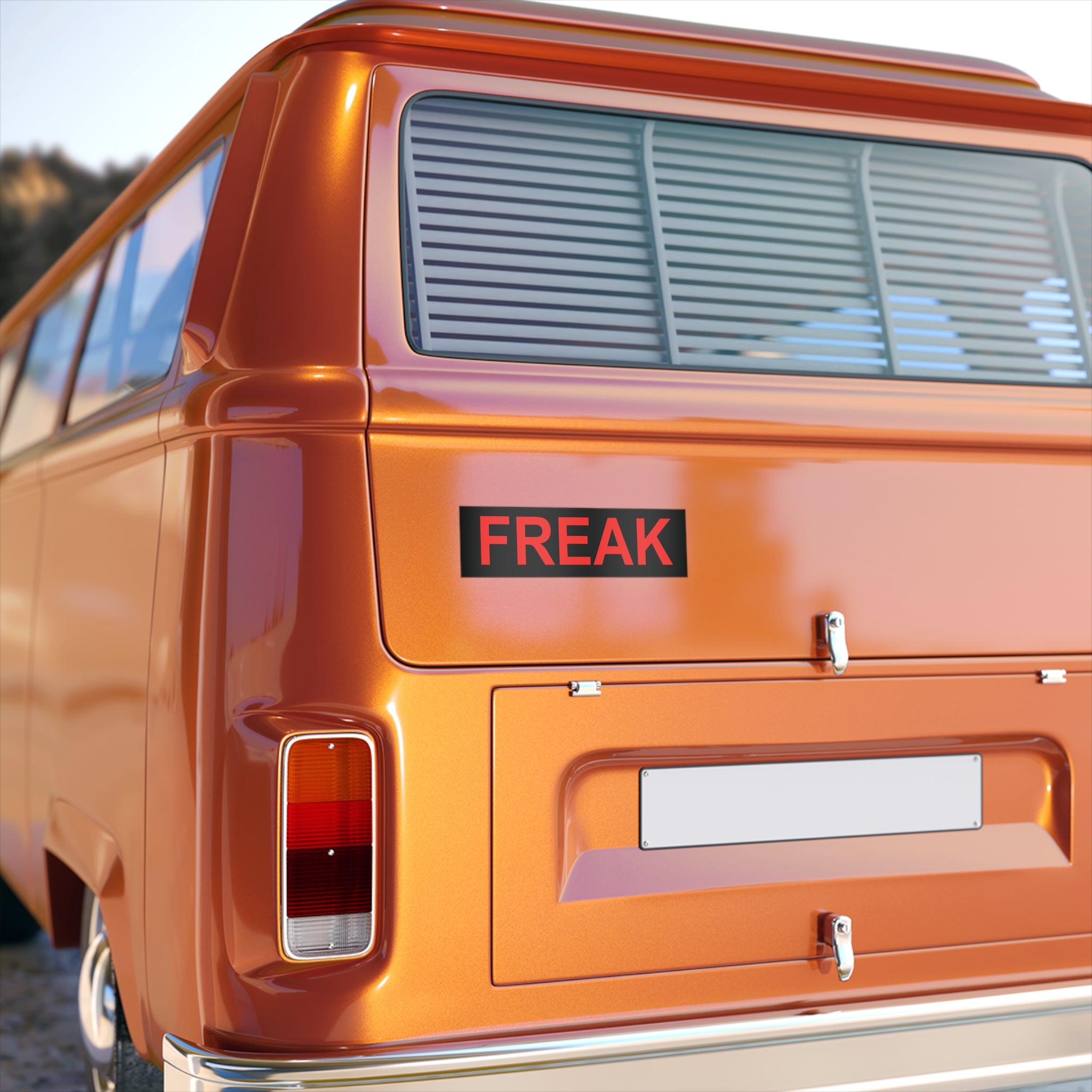 FREAK Sticker - Red & Black