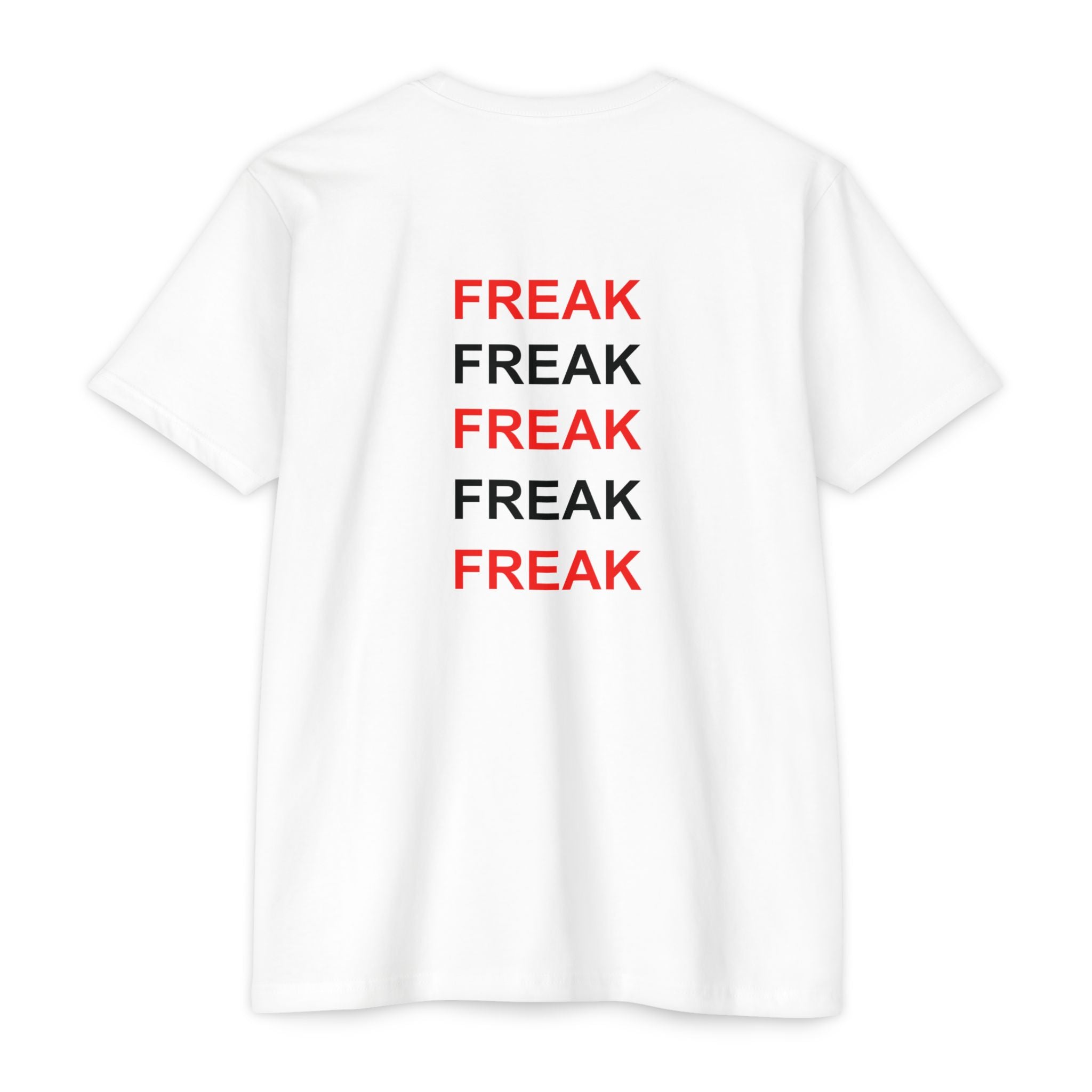 Cross in the front. FREAK in the back Tee