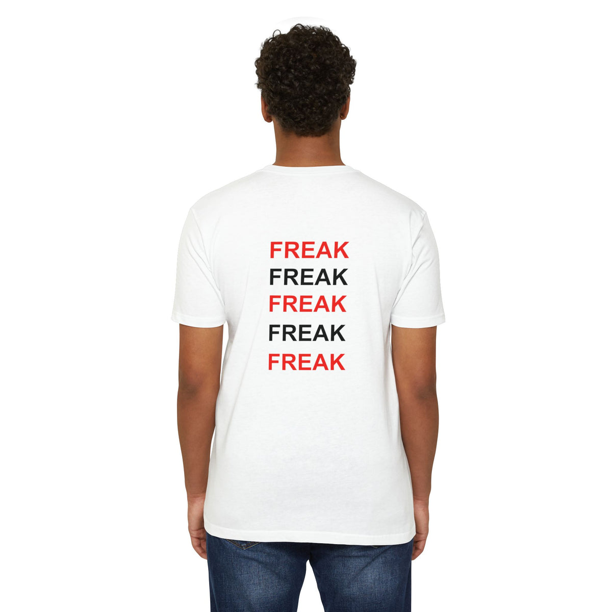 Cross in the front. FREAK in the back Tee